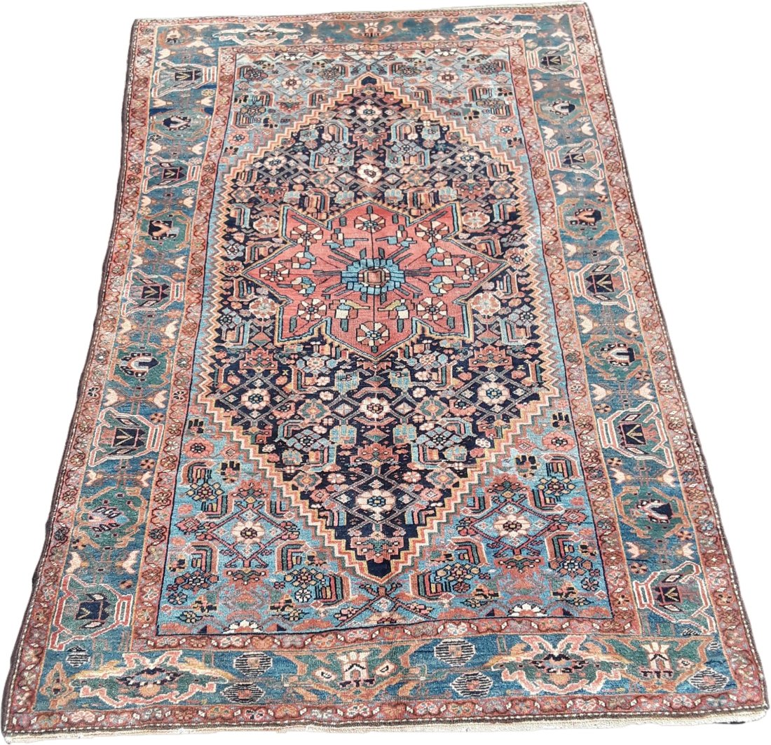 Persian Indopersian Hand Knotted Wool Carpet Rug 5 Of 5 Pastel (1 of 6)