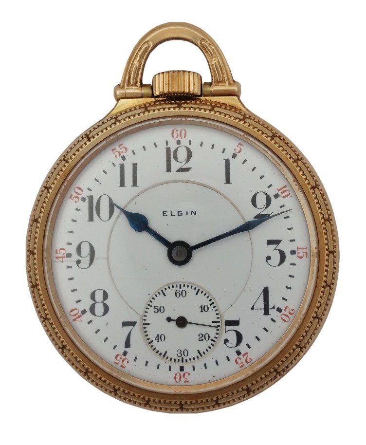 Ultra Clean Elgin Father Time Railroad 16s Pocket Watch (1 of 5)