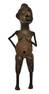 Vintage or Antique Bronze African Female Nude Decorated Figure