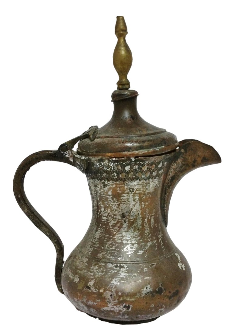 Antique Middle Eastern Persian African Moroccan Coffee Pot Pitcher (1 of 6)