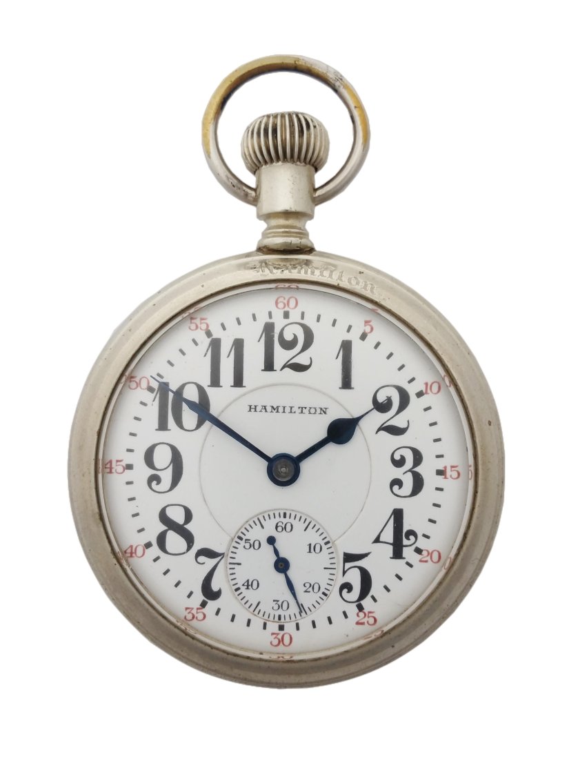 Hamilton 992 Railroad 21J 16s Mens Pocket Watch: Title:Hamilton 992 Railroad 21J 16s Mens Pocket Watch Description: Hamilton 992 Railroad 21J 16s Mens Pocket Watch Case Width or Diameter:52mm Case Thickness:16mm Condition:Displays