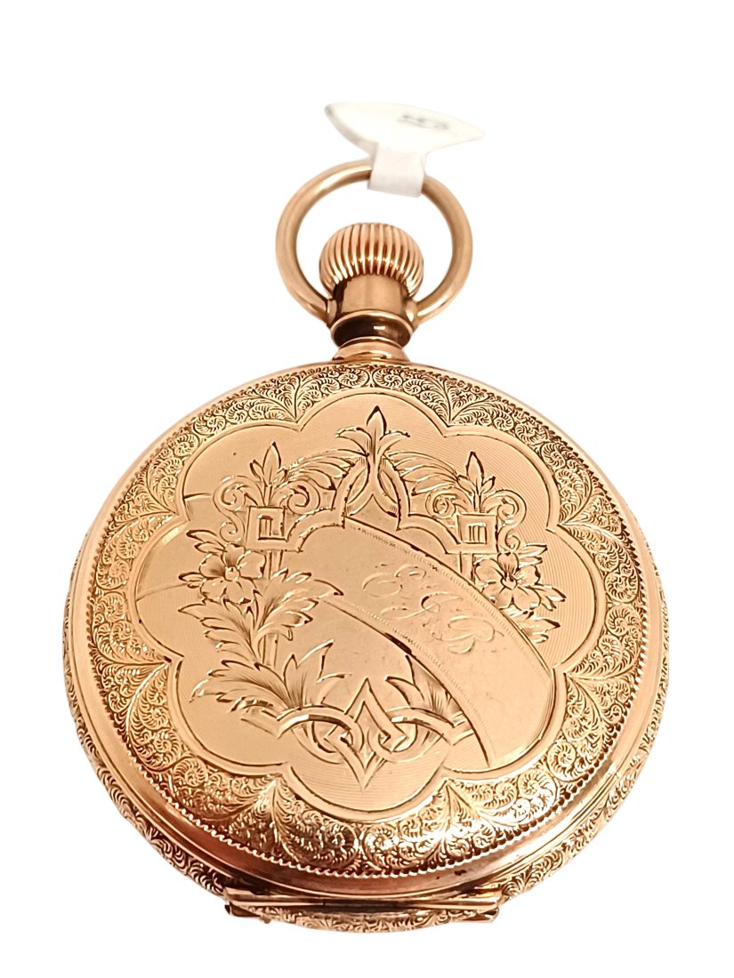 10k Gold Waltham Bratton Family Hunter Ladies Pocket Watch (1 of 10)