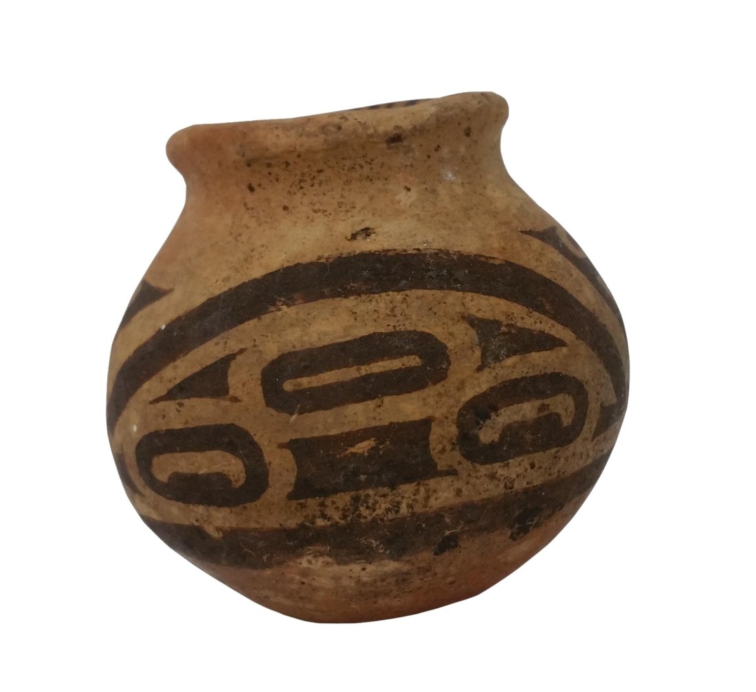 Native American Olla Southwest Early Antique Miniature Decorated Pottery Jar Pot 2.5in: Title: Native American Olla Southwest Early Antique Miniature Decorated Pottery Jar Pot 2.5in Description:Native American Olla Southwest Early Antique Miniature Decorated Pottery Jar Pot 2.5in Hallmar