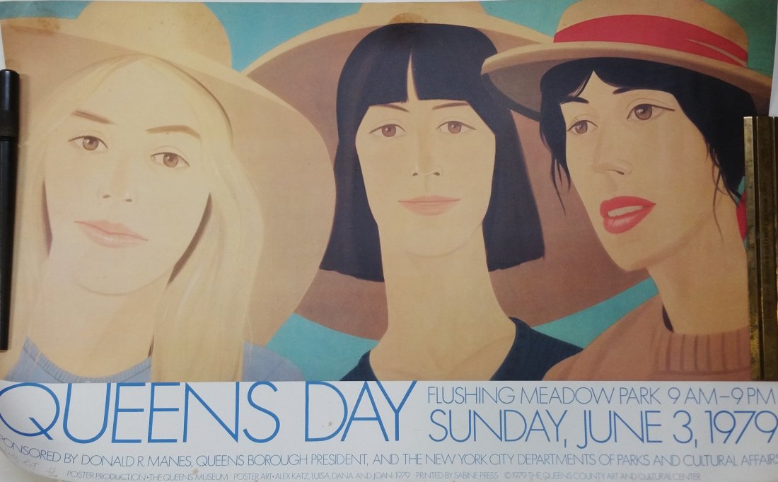 Alex Katz Signed Numbered Poster Print 1979: Title: Alex Katz Signed Numbered Poster Print 1979 Description:Alex Katz Signed Numbered Poster Print 1979 Signature: Signed and numbered 16/20 lower in pencil Condition of piece