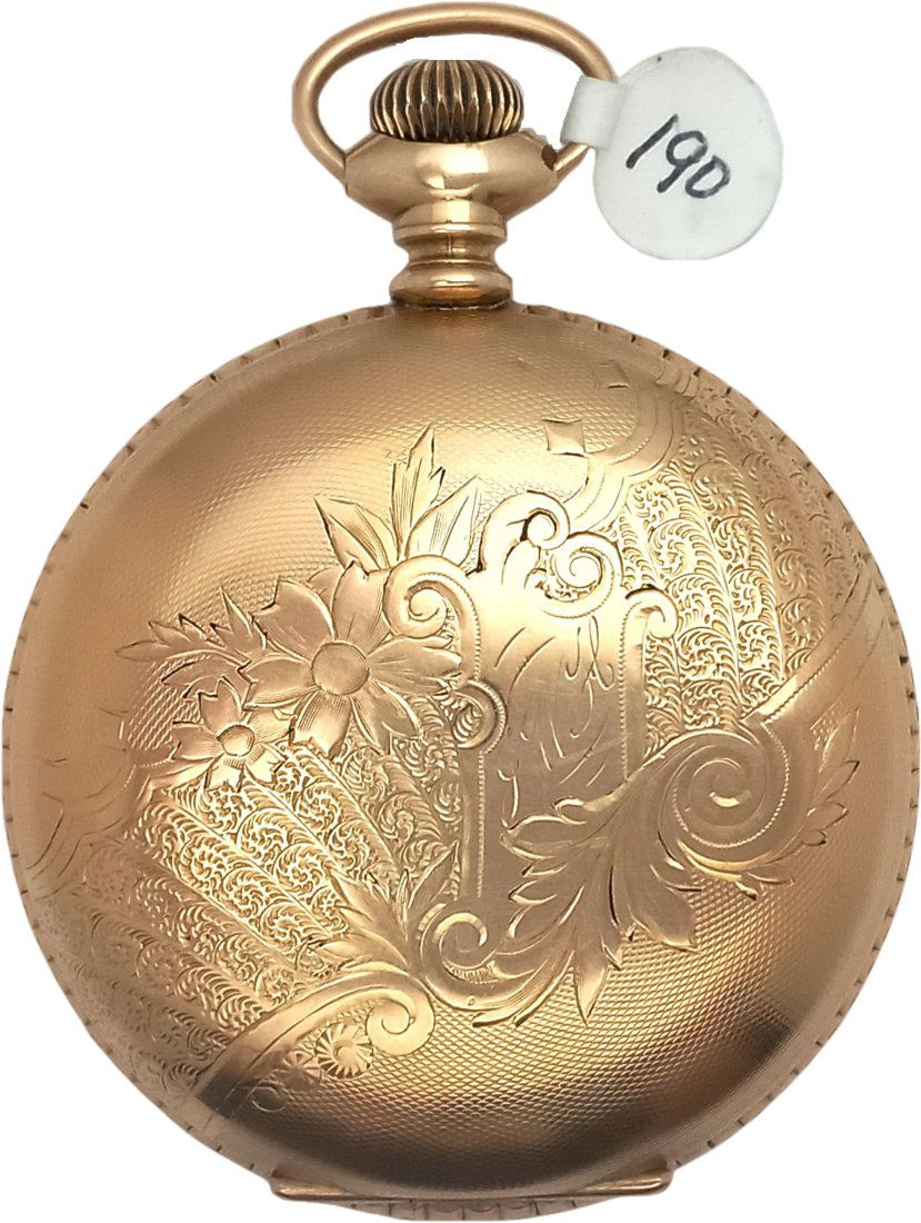 Antique Hampden Special Railroad 18S 23J American Pocket Watch (1 of 8)