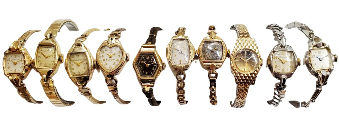 Bulova Ladies Deco Mid Century Vintage Wrist Watch Lot of 10 to Fix: Title:Bulova Ladies Deco Mid Century Vintage Wrist Watch Lot of 10 to Fix Description: Bulova Ladies Deco Mid Century Vintage Wrist Watch Lot of 10 to Fix. One is a Hamilton. From the amazing collecti