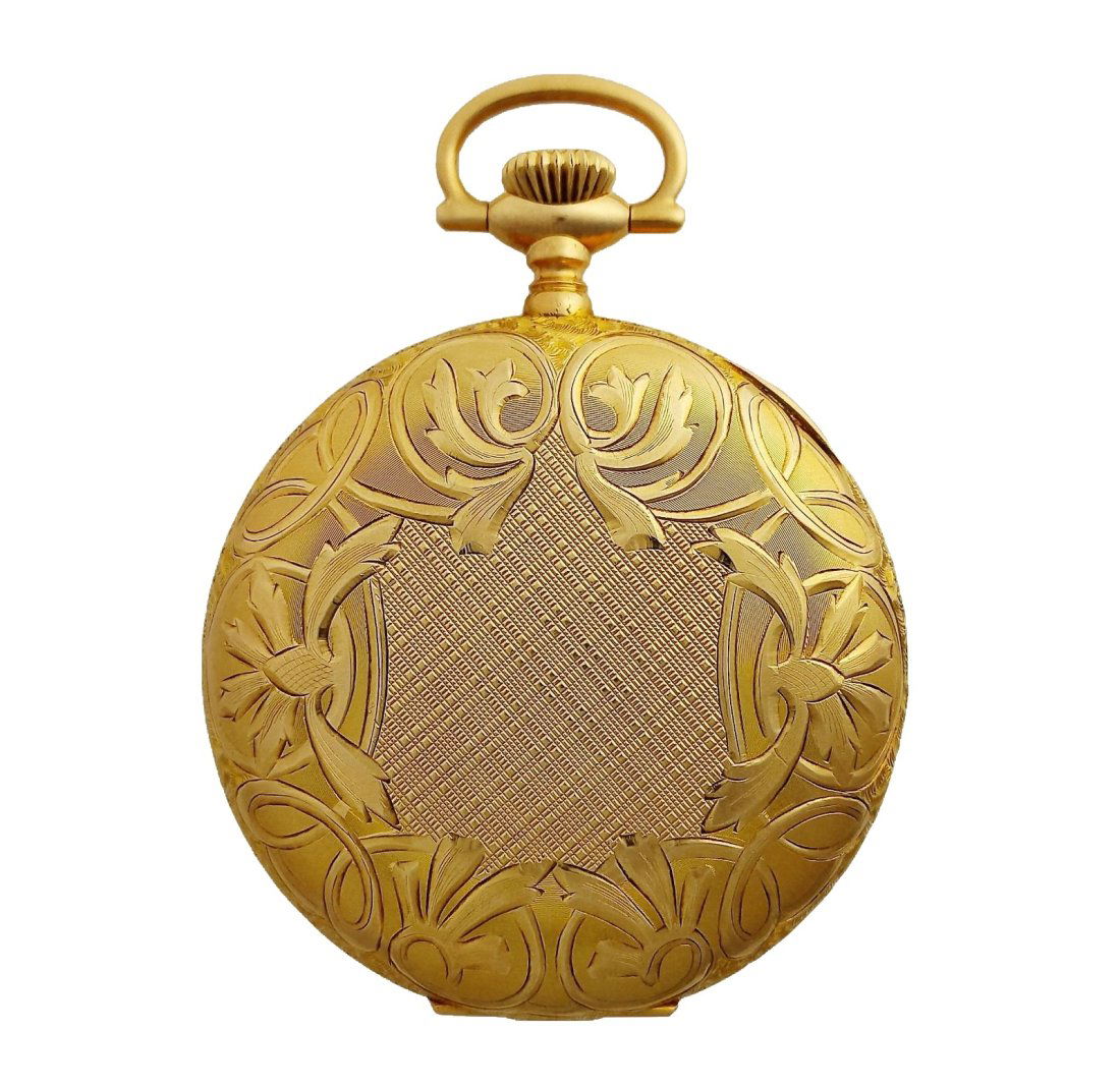 Waltham 14k Gold Ultra Art Nouveau Antique Mens Large Hunter Pocket Watch: Title:Waltham 14k Gold Ultra Art Nouveau Antique Mens Large Hunter Pocket Watch Description: Waltham 14k Gold Ultra Art Nouveau Antique Mens Large Hunter Pocket Watch Case Width or Diameter:48mm Case