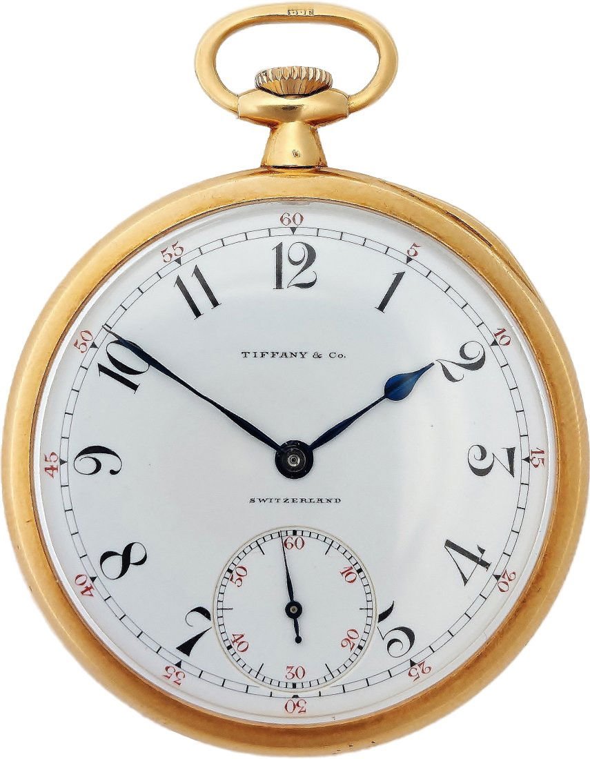 Patek Philippe Tiffany & Co. 18K Yellow Gold Scarce 20J Evarts Family Pocket Watch (1 of 10)