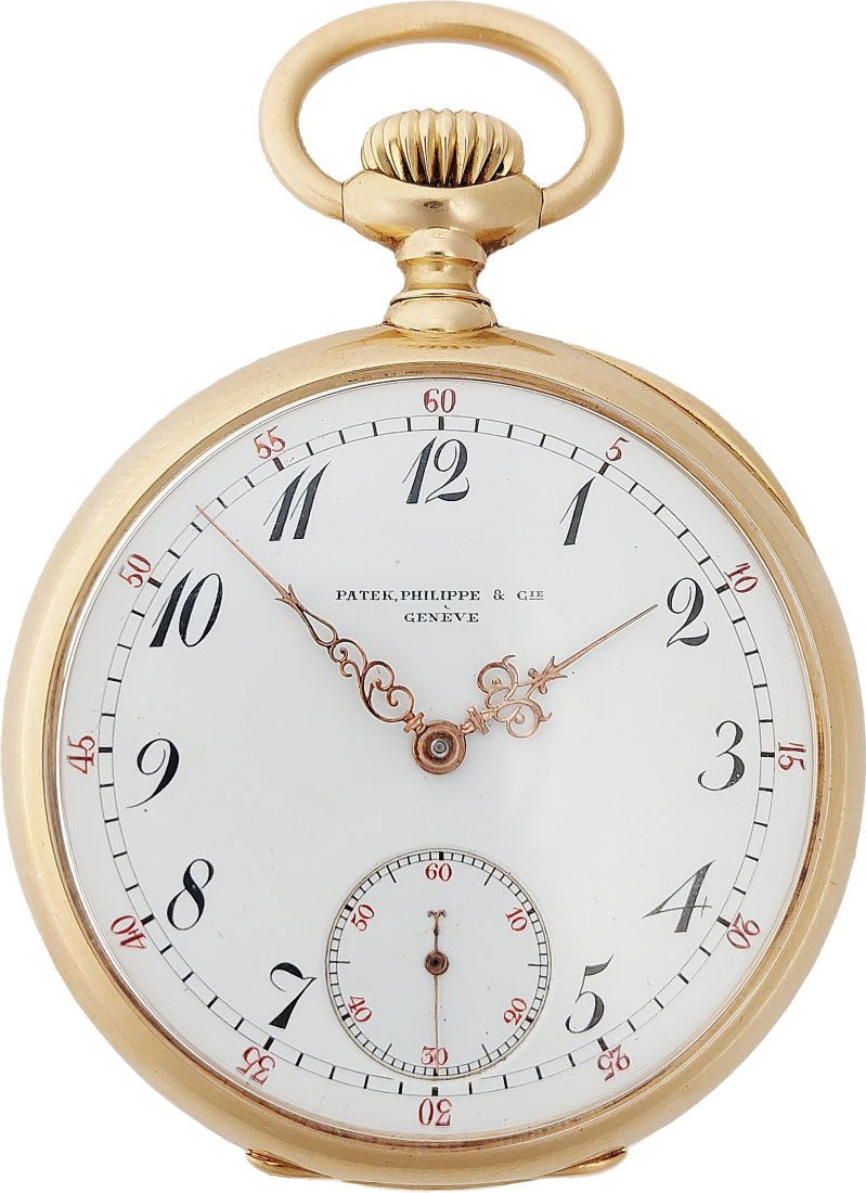 Scarce Patek Philippe Guillaume Balance Wheel Large 18K Gold Marked Extra 49MM Pocket Watch To Fix (1 of 10)