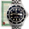 Rolex 1970s Red Submariner 1680 With Original Punched Papers And Receipts