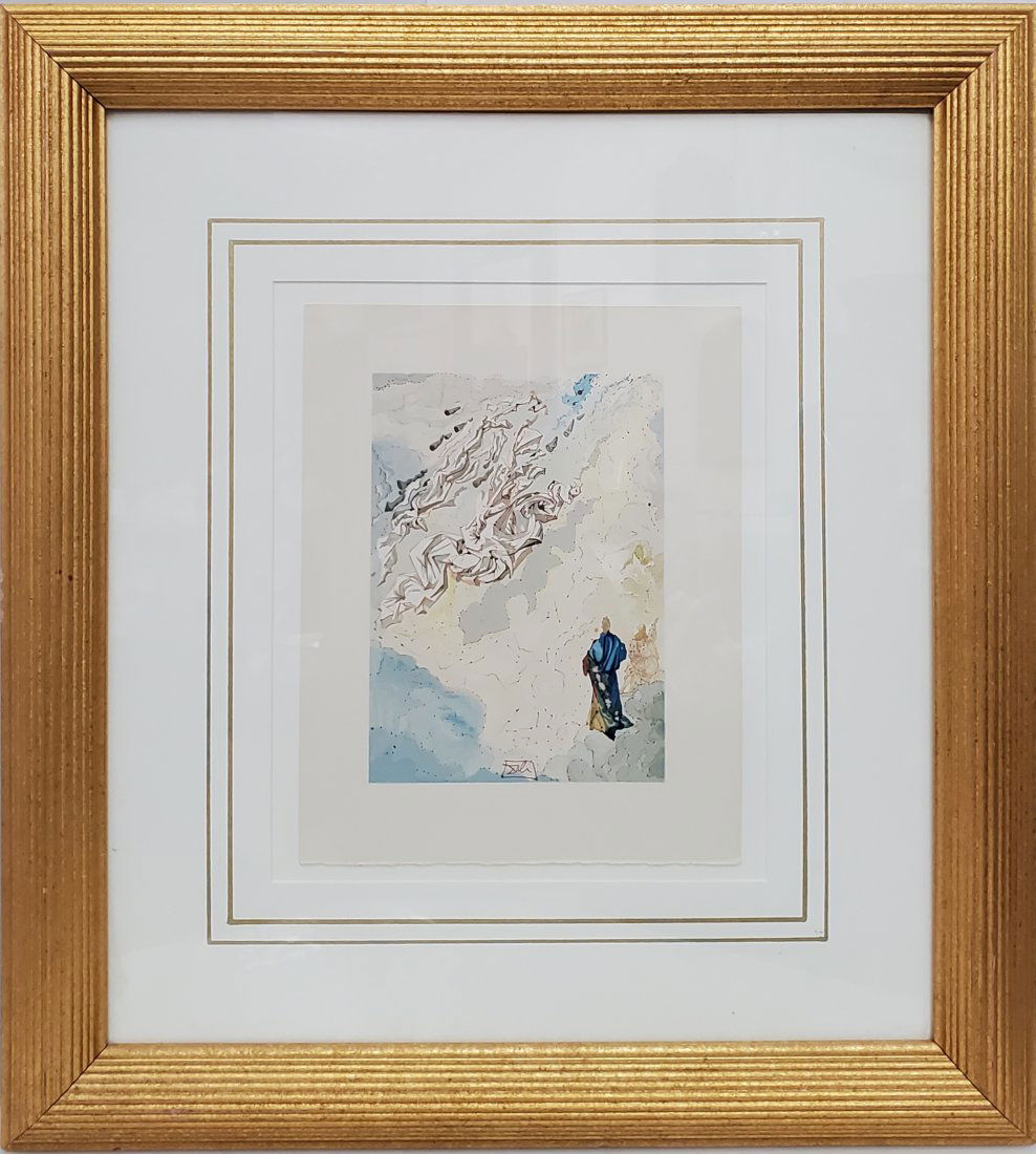 Salvador Dali Color Engraving Sixth Heaven of Jupiter Print Park West COA (1 of 8)