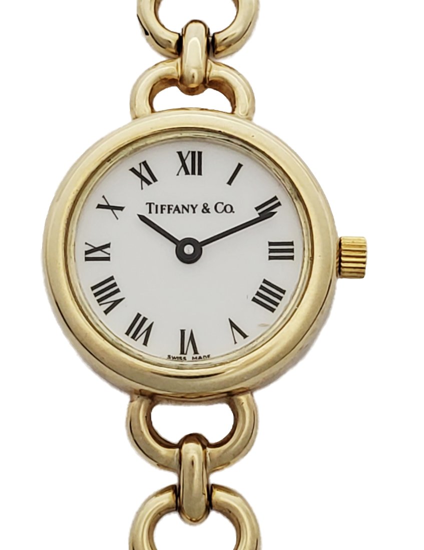 Tiffany Heavy 14k Gold Ladies Vintage Wrist Watch (1 of 9)