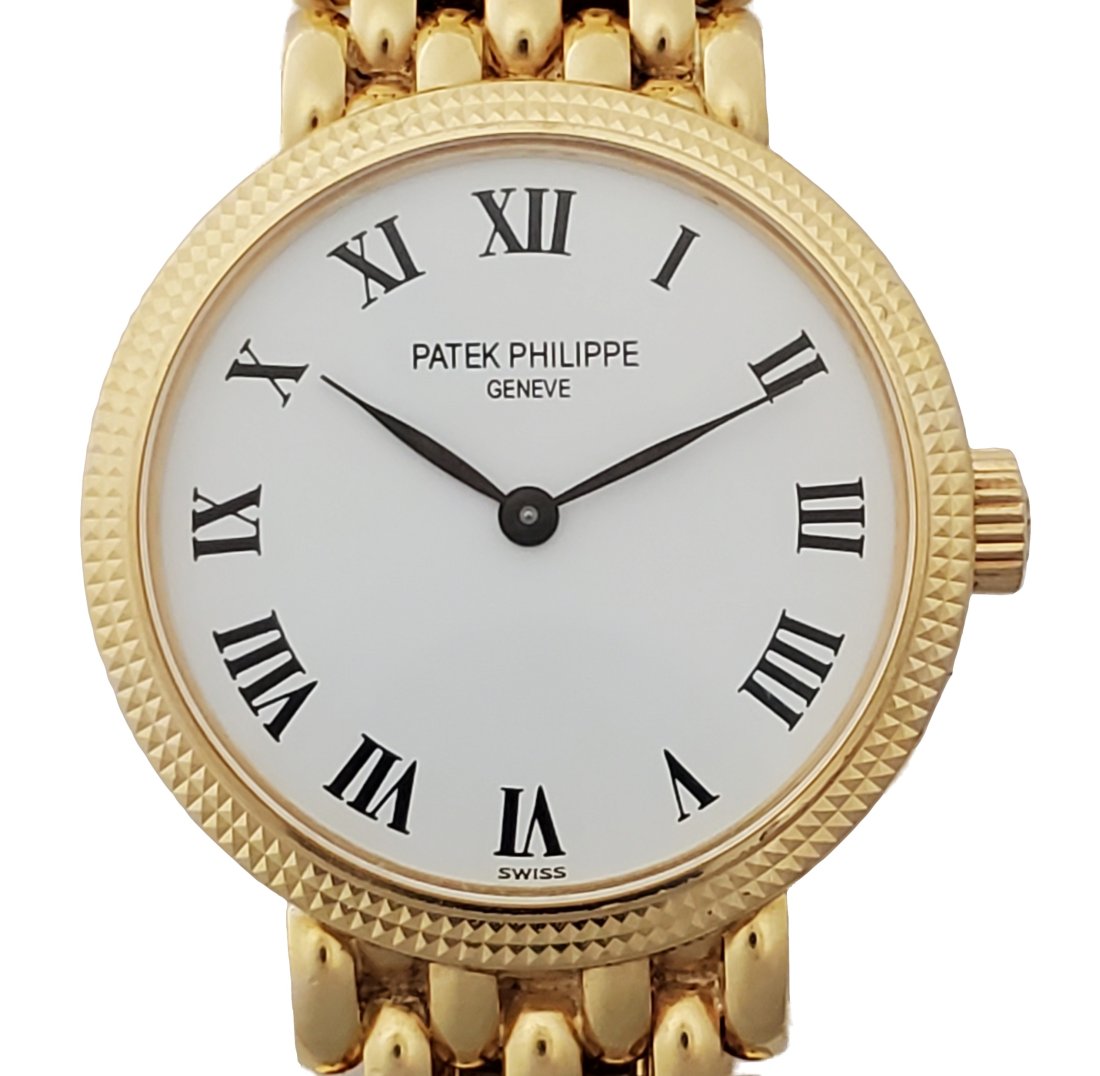 Patek Philippe 18k Gold Calatrava 4809/2 Ladies Scarce Large Wrist Watch Pouch (1 of 11)