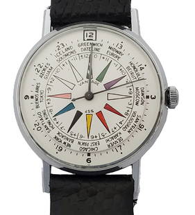 Hamilton Vantage Rare Concorde SST World Time Mens Vintage Wrist Watch: Described By:Michelle CNX 1485 C-7054 Title:Hamilton Vantage Rare Concorde SST World Time Mens Vintage Wrist Watch Provenance:Introducing the Hamilton Electric wristwatch portion of the Saloff Collect