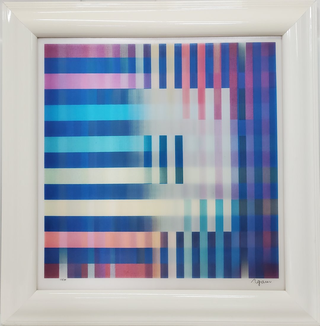 Yaacov Agam Agamograph 3D ed99 COA Signed Numbered Big Bang Black Hole Vision Artra Diverse Dimensio (1 of 7)