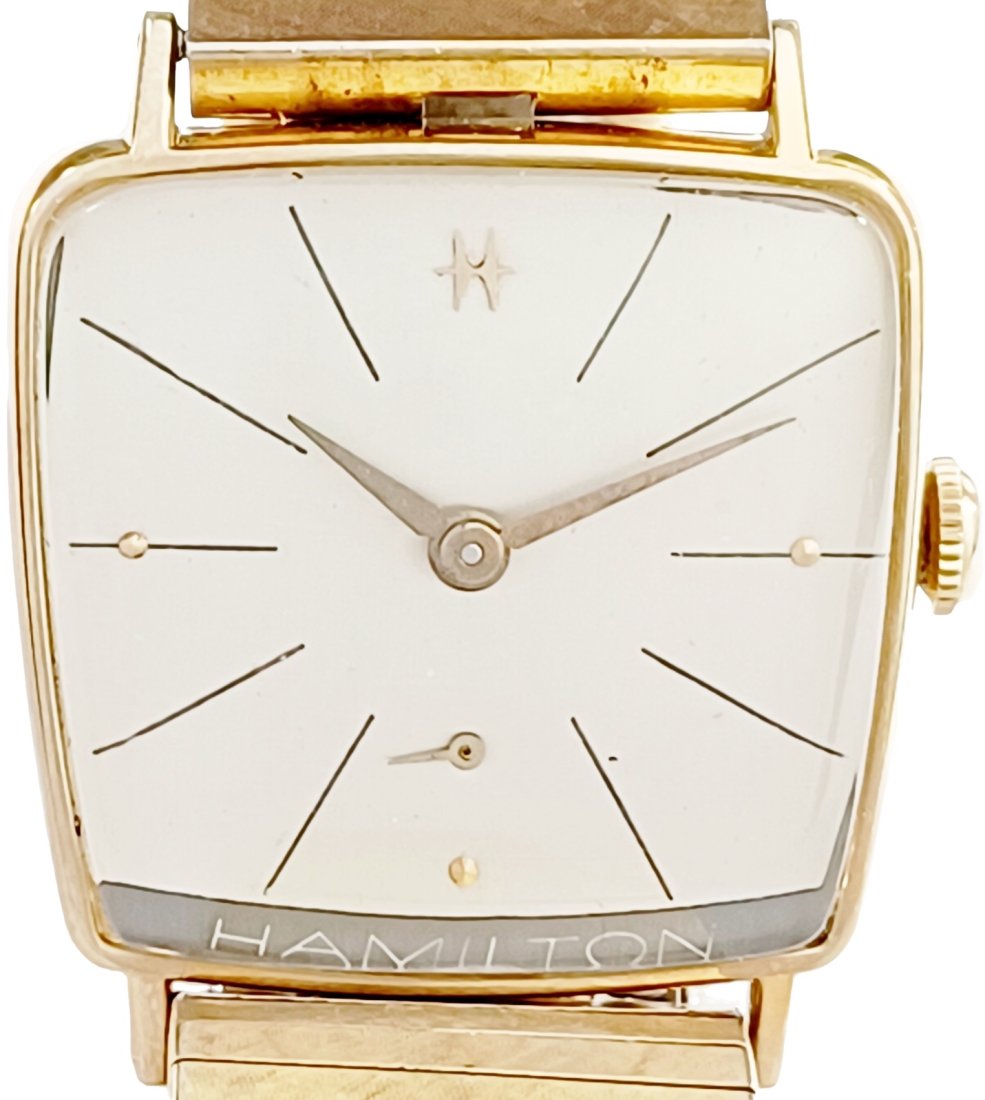 Lot 11179: Hamilton Attache 1961 Arbib 22 Jewel Mechanical Running Vintage Wrist Watch