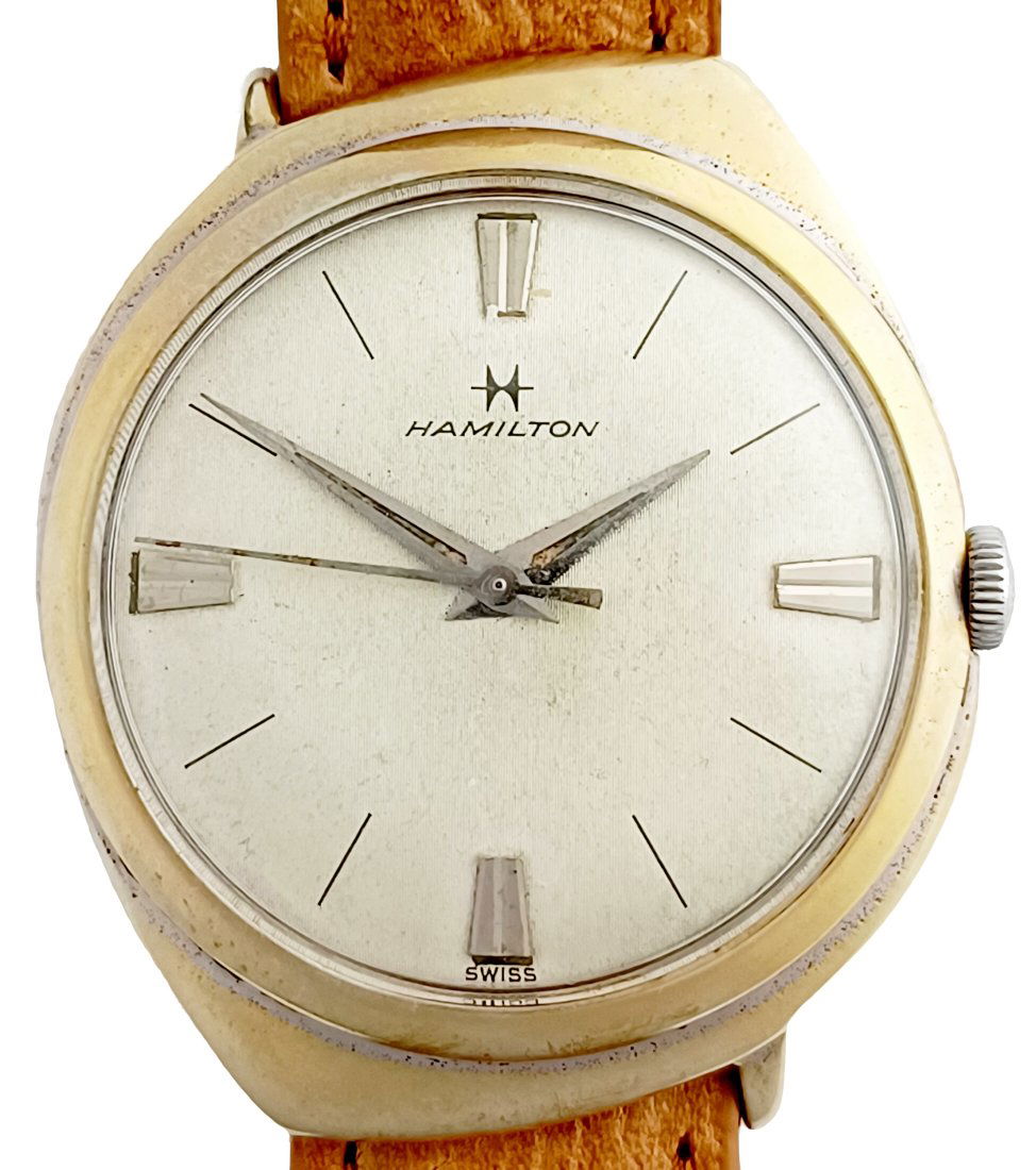 Lot 11196: Hamilton Asymmetrical Arbib 1961 Vintage Mens Mechanical Swiss Wrist Watch 60007-4