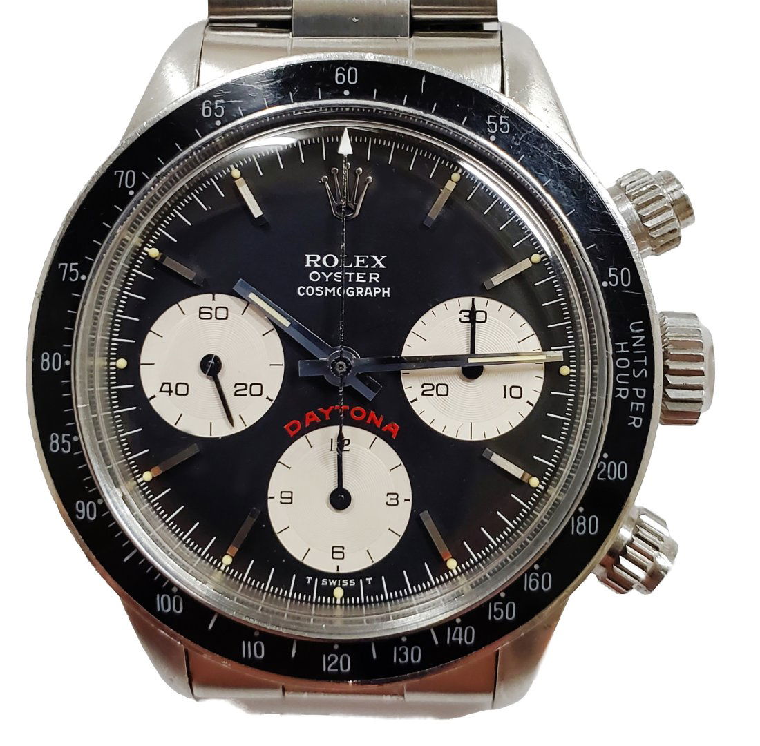 Superior Big Red Rolex Daytona Cosmograph 6263 Chronograph Mens Watch (1 of 15)