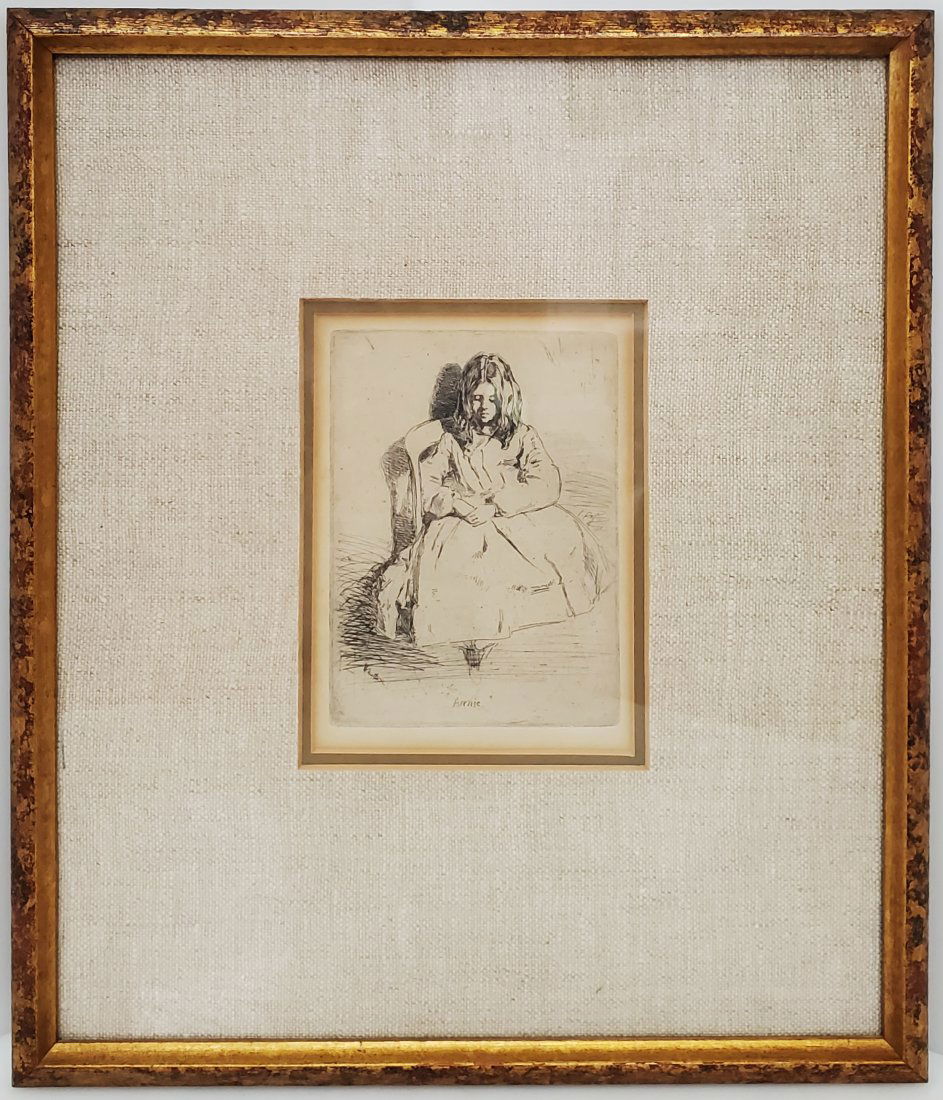 James McNeill Whistler Annie Etching (1 of 7)