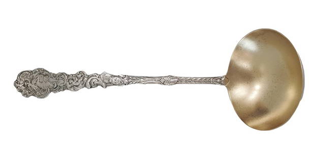 Gorham Versailles Monumental Sterling Silver Ladle Gilt Serving Piece 8.02ozt: Title:Gorham Versailles Monumental Sterling Silver Ladle Gilt Serving Piece 8.02ozt Description: Gorham Versailles Monumental Sterling Silver Ladle Gilt Serving Piece 8.02ozt. This piece has been