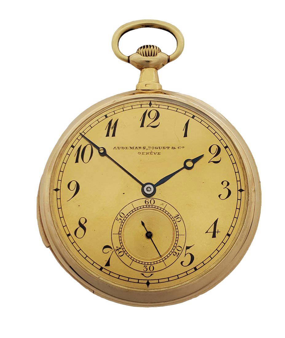 Audemars Piguet 18k Gold Minute Repeater Large Antique Pocket Watch Auction