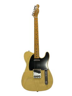 Fender 70th Anniversary Broadcaster Electric Guitar Ash Blonde with Black Pickguard COA Hard Case: Described By: Sam CNX 1527 7769 Title: Fender 70th Anniversary Broadcaster Electric Guitar Ash Blonde with Black Pickguard COA and Commemerative Hard Case Description:Up for auction is an absolutely b