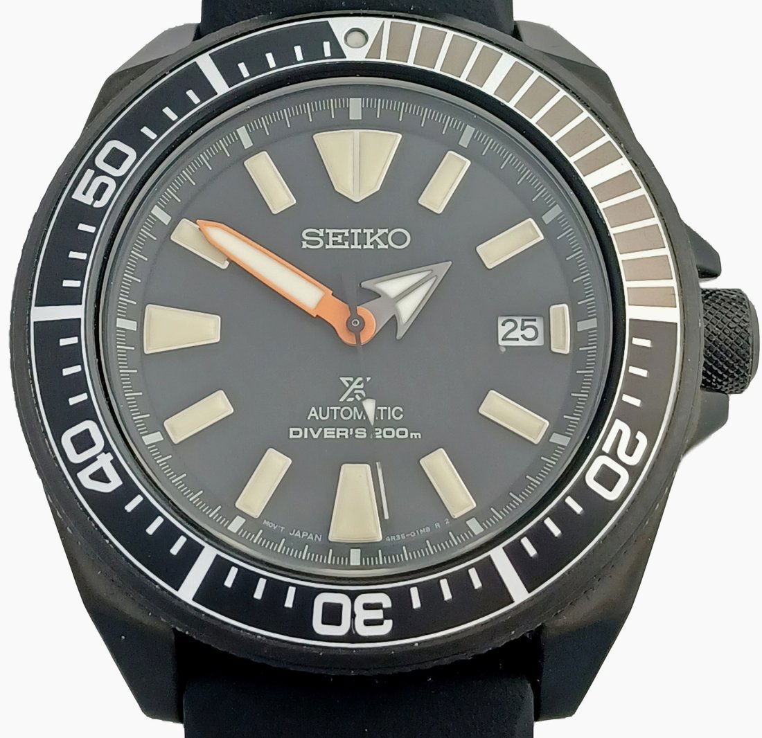 Seiko Prospex “samurai” Limited Edition Black Srph11k Mens Seiko Prospex “samurai” Limited Edition Black Srph11k Mens