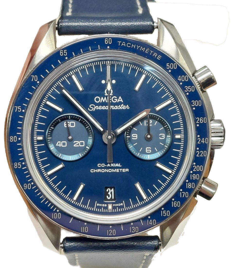 Omega Speedmaster 311.90.44.51.03.001 Two Counters Titanium on Titanium Chronograph Watch Box Papers (1 of 7)