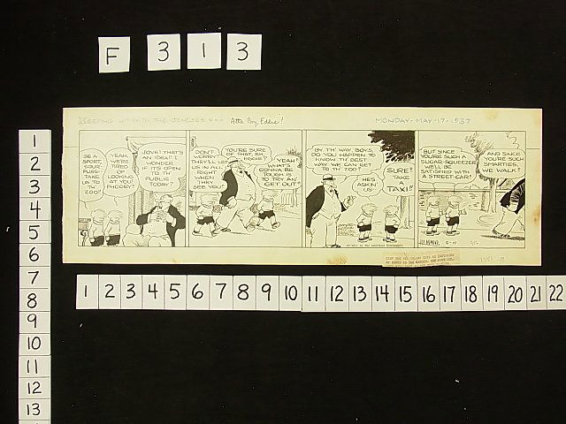 Momand, Arthur Ragland Pop Keeping Up with the Jone: Title: Momand, Arthur Ragland Pop Keeping Up with the Joneses, comic strip, Monday, May 17,1937, Atta Boy, Eddie! Episode, California Description: Momand, Arthur Ragland Pop Keeping Up with the Jon