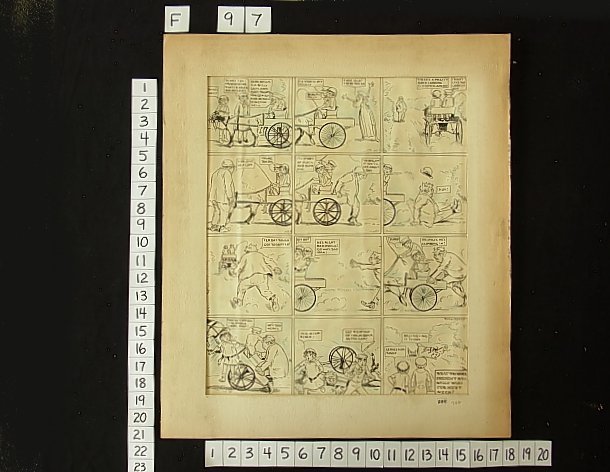 Peter Newell comic strip Willy subject, boy and gir: Title: Peter Newell comic strip Willy subject, boy and girl's adventures Description: Peter Newell comic strip Willy subject, boy and girl's adventures Provenance: The present lot comes from The Charl