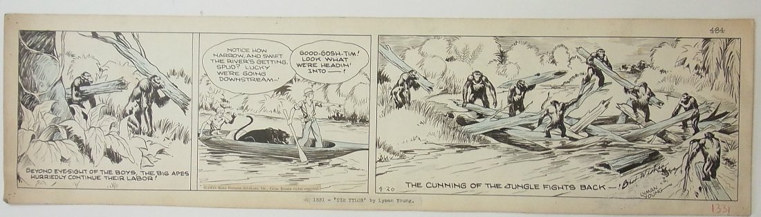 Young, Lyman Tim Tyler's Luck, Exhibited, Illinois,: Title: Young, Lyman Tim Tyler's Luck, Exhibited, Illinois, 1933 Description: Young, Lyman Tim Tyler's Luck, Exhibited, Illinois, 1933 Provenance: The present lot comes from The Charles L. Howard Colle