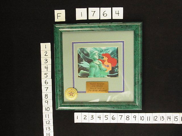 Signed Jody Benson Voice of Ariel Print The Little Merm: Title: Signed Jody Benson Voice of Ariel Print The Little Mermaid Walt Disney World Guaranteed Authentic CNX Description: This is a hand signed print of Walt Disney animated character, Ariel The Lit