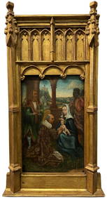 Renaissance Old Master Altarpiece Adoration Magi Oil Painting Christ Child Virgin Mary Wise Men (1 of 16)