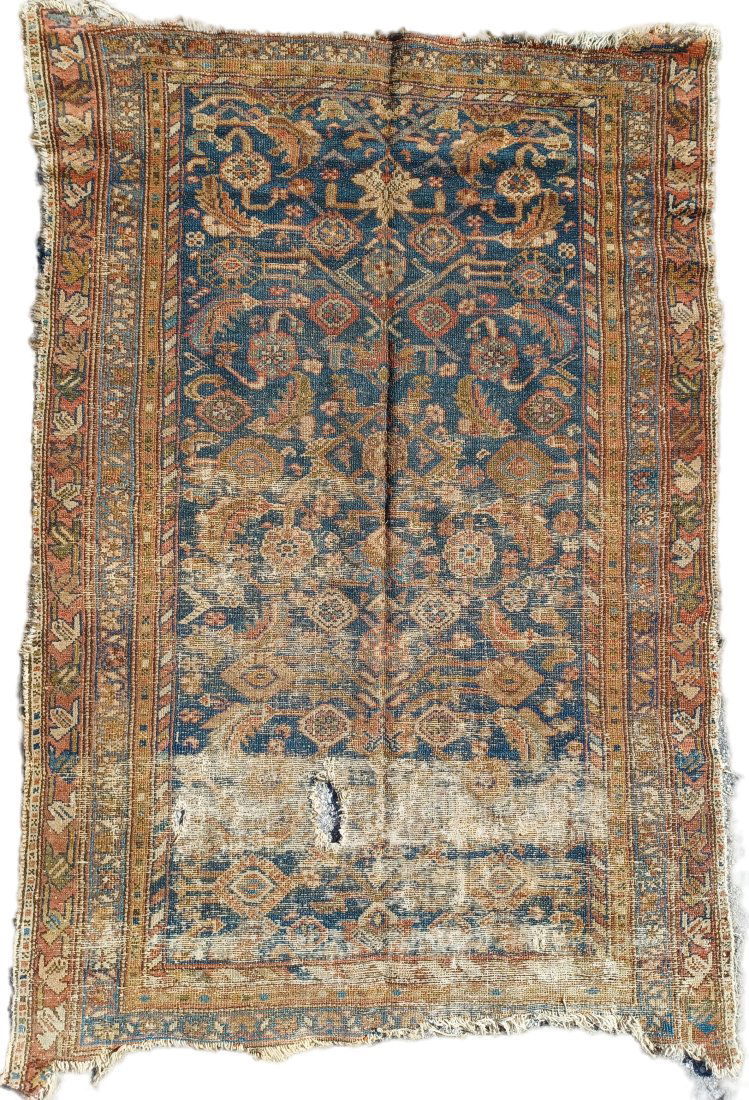 Antique Middle Eastern Oriental Persian 4’9”x3’4” Rug (1 of 4)