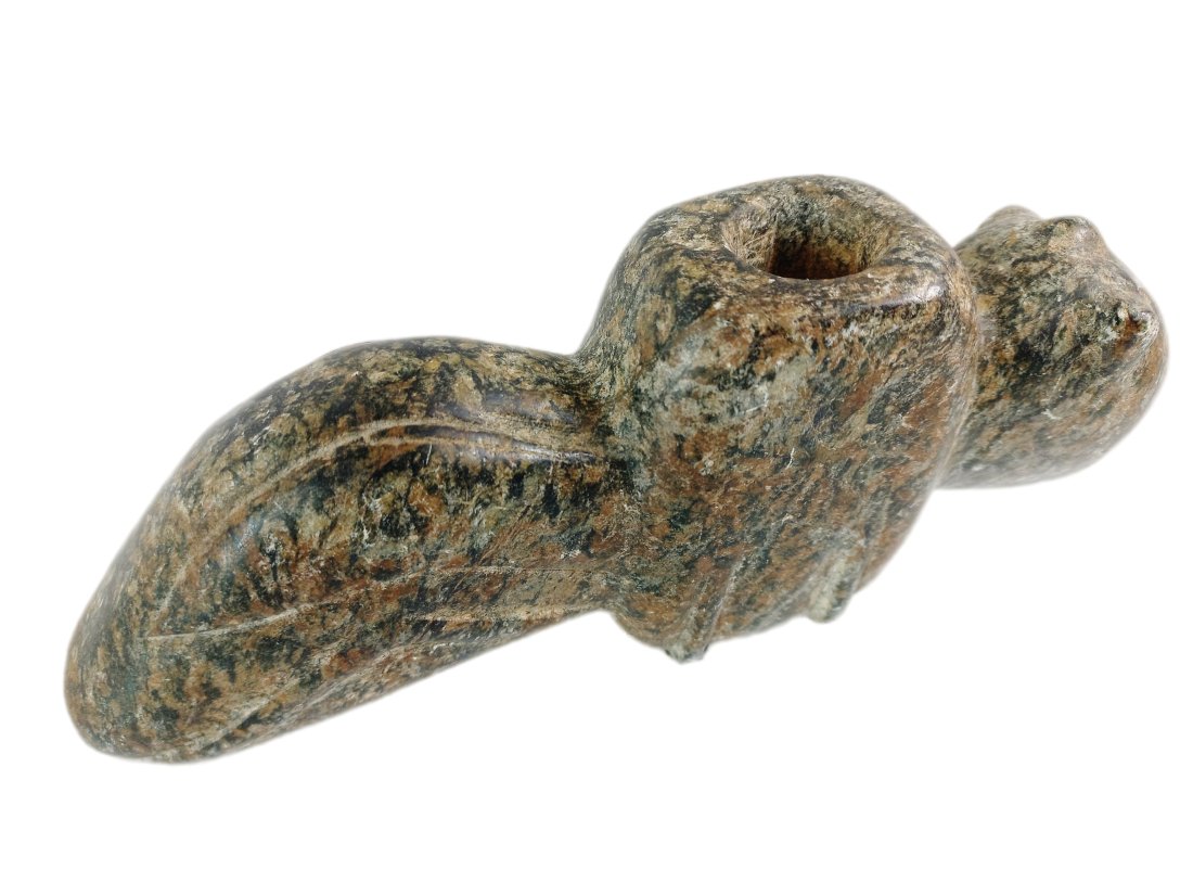 Estate Find Soapstone Pipe Tomahawk Form Animal Sculpture 8 Inches Long 1.8lbs: Title:Estate Find Soapstone Pipe Tomahawk Form Animal Sculpture 8 Inches Long 1.8lbs Description: Estate Find Soapstone Pipe Tomahawk Form Animal Sculpture 8 Inches Long 3.5 Inches Wide Weighs 1.8lbsA