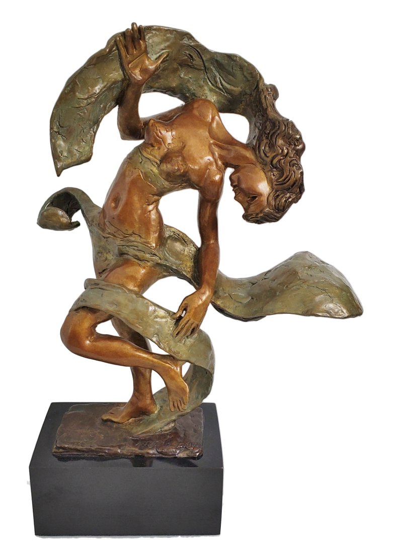 Milton Hebald Bronze Nude Salome Sculpture: Described By:Michelle CNX 1585 8027 Title: Milton Hebald Bronze Nude Salome Sculpture Description:Milton Hebald Bronze Nude Salome Sculpture Hallmarks or Signature: Signed, dated 1984 and numbered