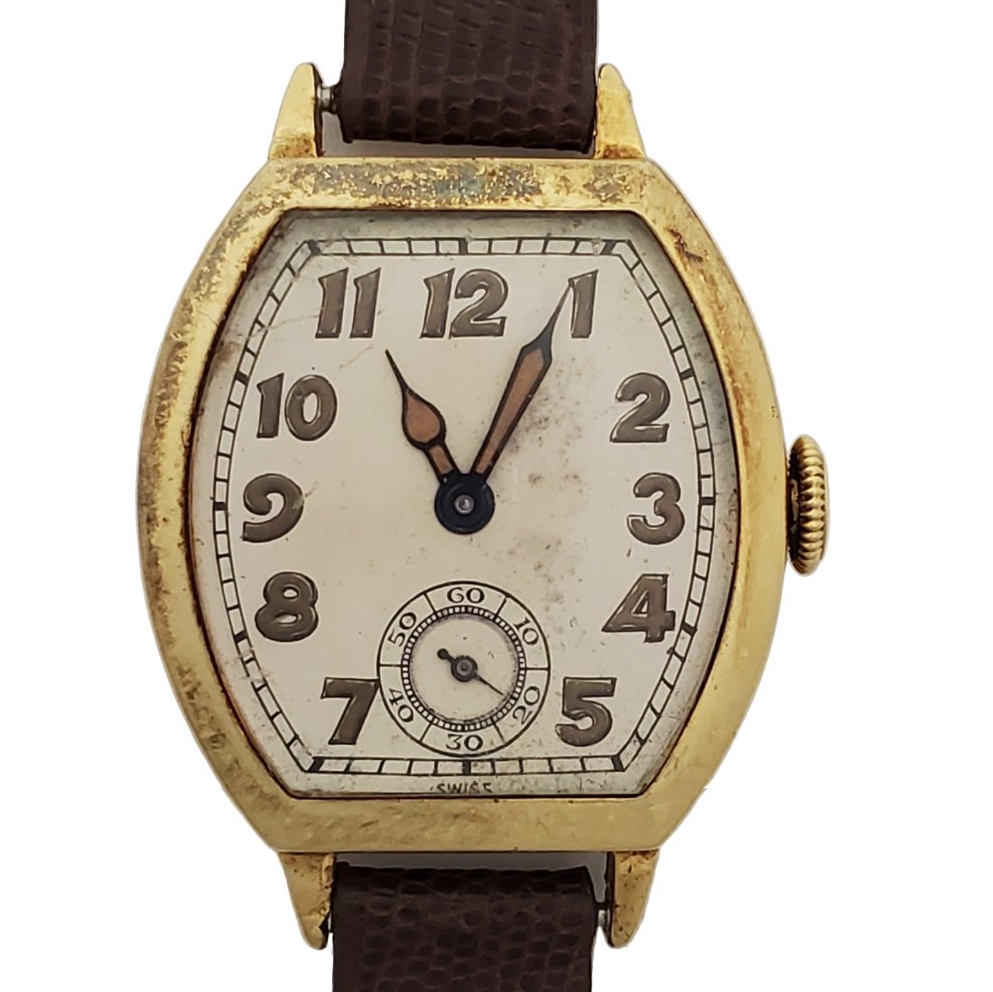 Vacheron Constantin 18k Gold Art Deco Mid Size Curved Running Ladies Vintage Wrist Watch (1 of 8)
