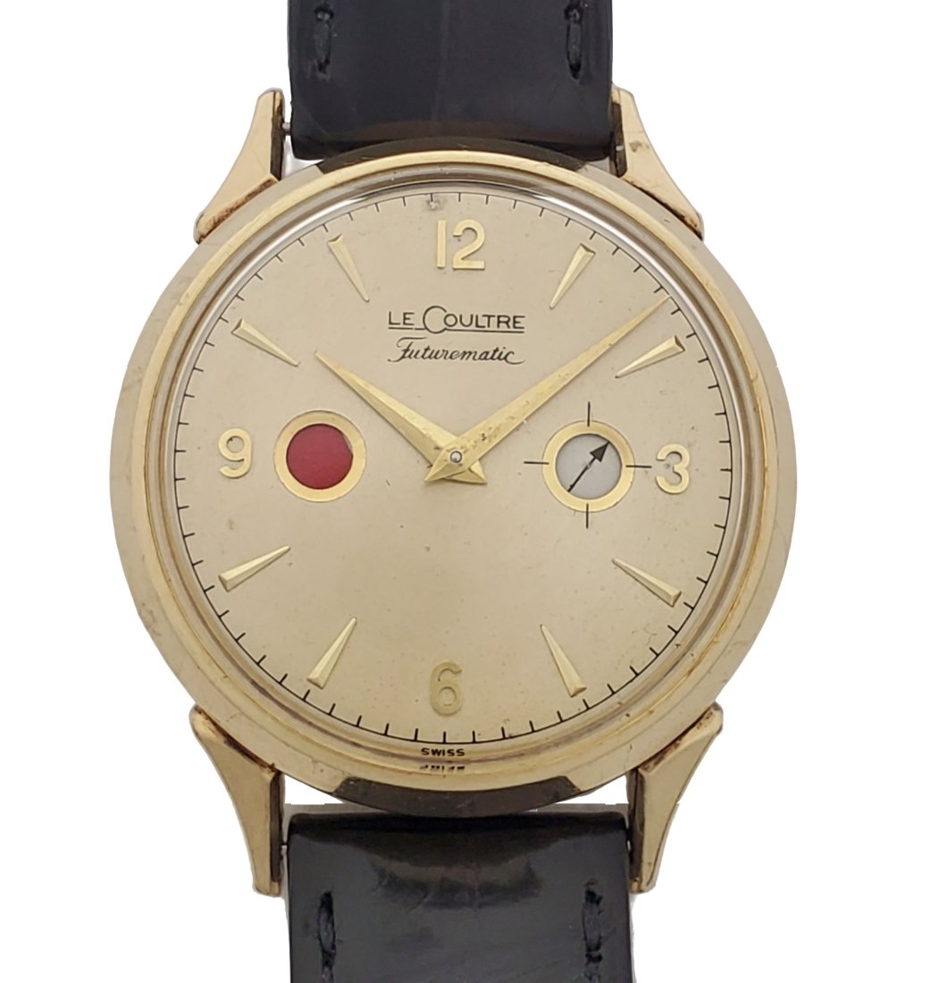 Factory Serviced Rare Jaeger LeCoultre Futurematic Watch w Box Factory Service Papers (1 of 8)