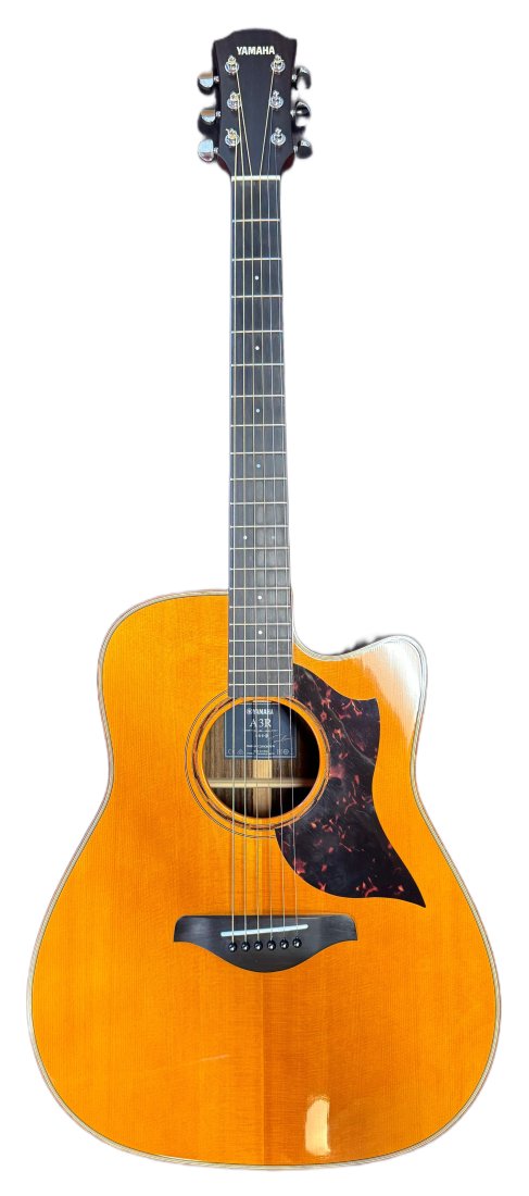 Yamaha A3R ARE Vintage Natural Dreadnought Acoustic Electric Guitar with Hard Case (1 of 18)
