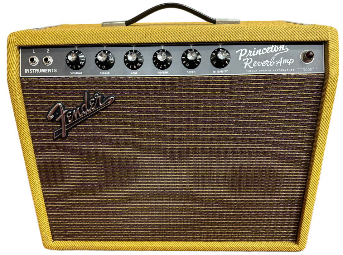 Fender ’65 Princeton Reverb Limited Edition 12” 12 Watt Amp with Eminence Cannabis Rex (1 of 11)