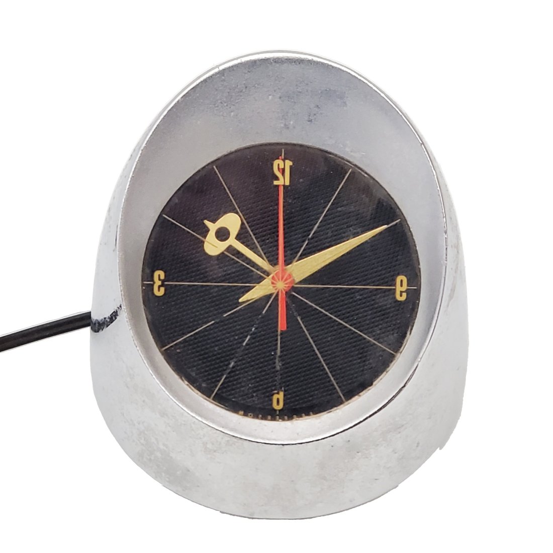 Space Age Atomic Jefferson 500 MCM Electric Desk Clock Reverse Crystal MHP Collection (1 of 5)