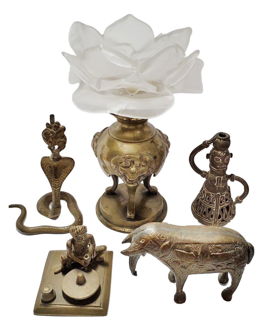 Ashanti Persian Indian Brass Bronze Statue Figure Collection (1 of 8)
