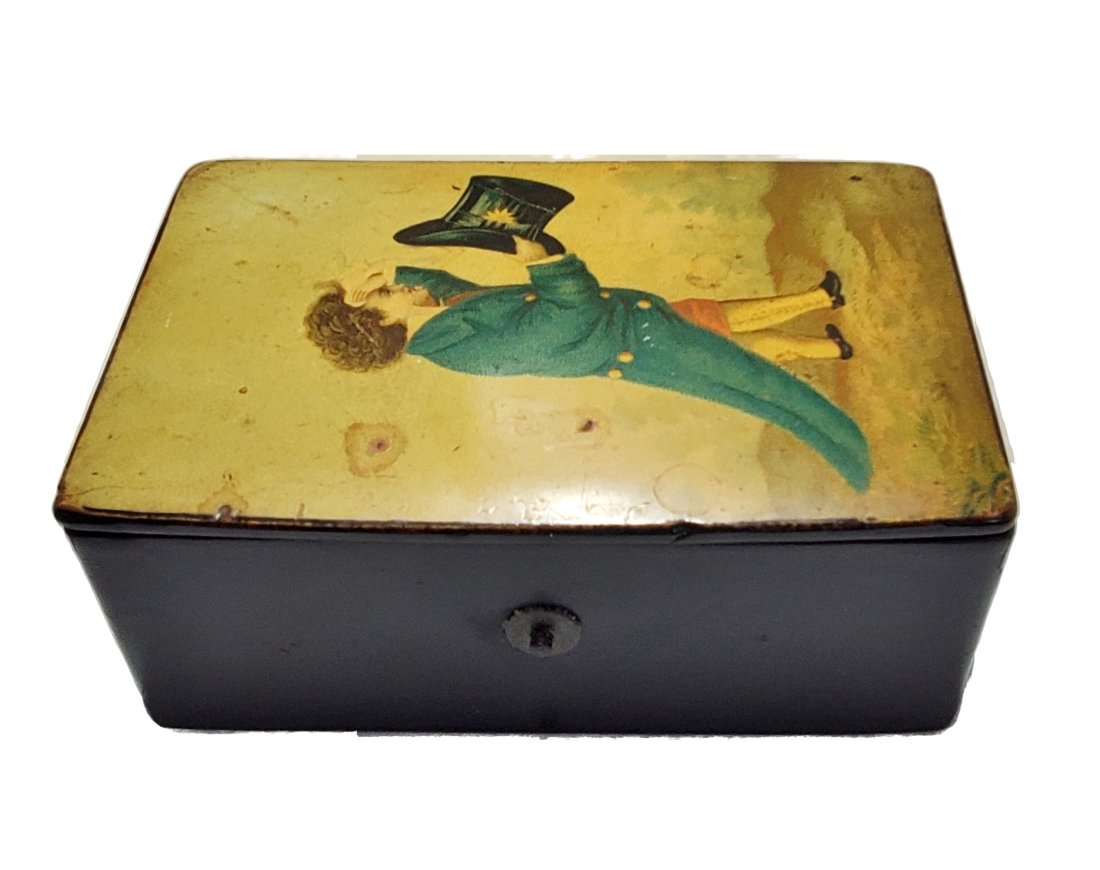 Victorian Chromolithograph Music Box Composer Conductor Figure (1 of 6)