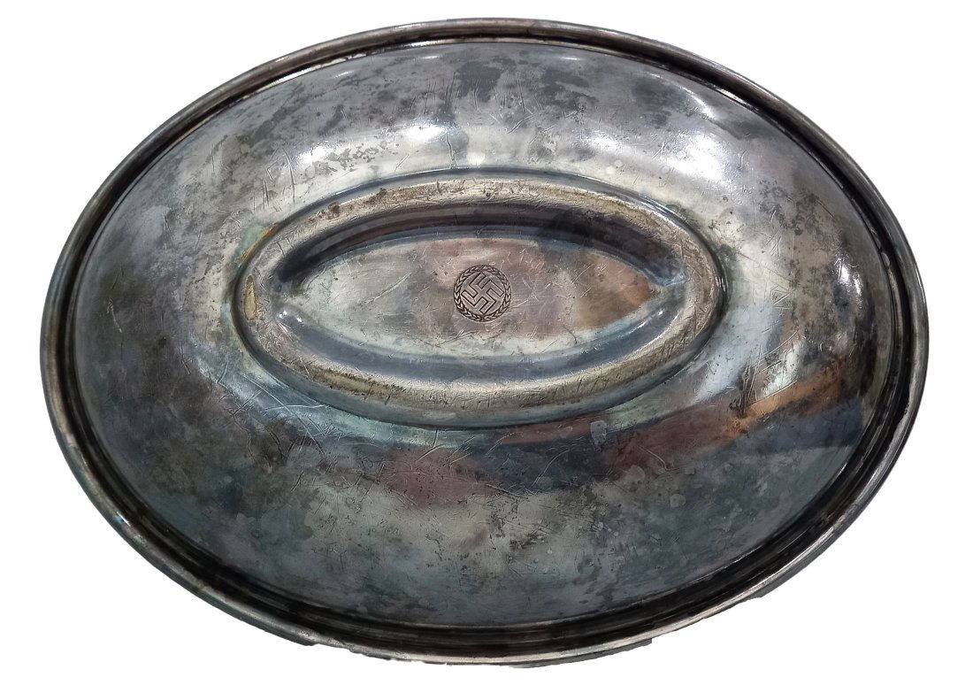 WW2 German Party Silver Plated Signed Vintage Serving Tray (1 of 8)