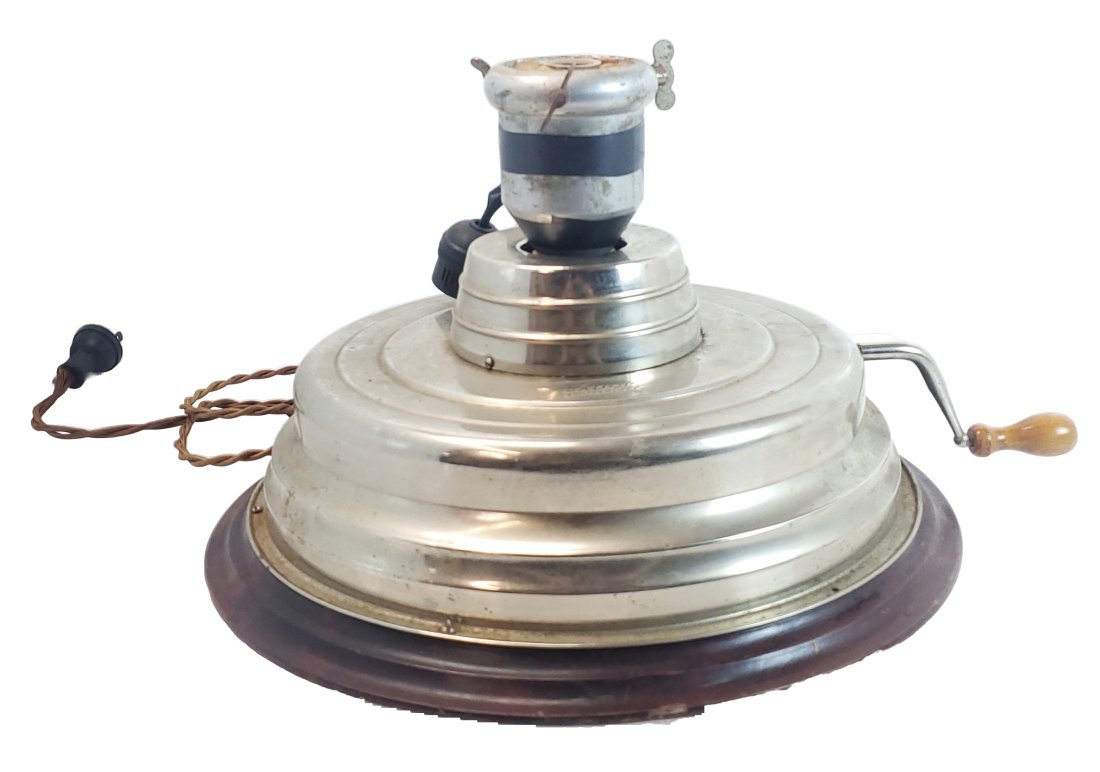 Antique Vintage Lador Switzerland Musical Rotating Christmas Tree Stand (1 of 6)