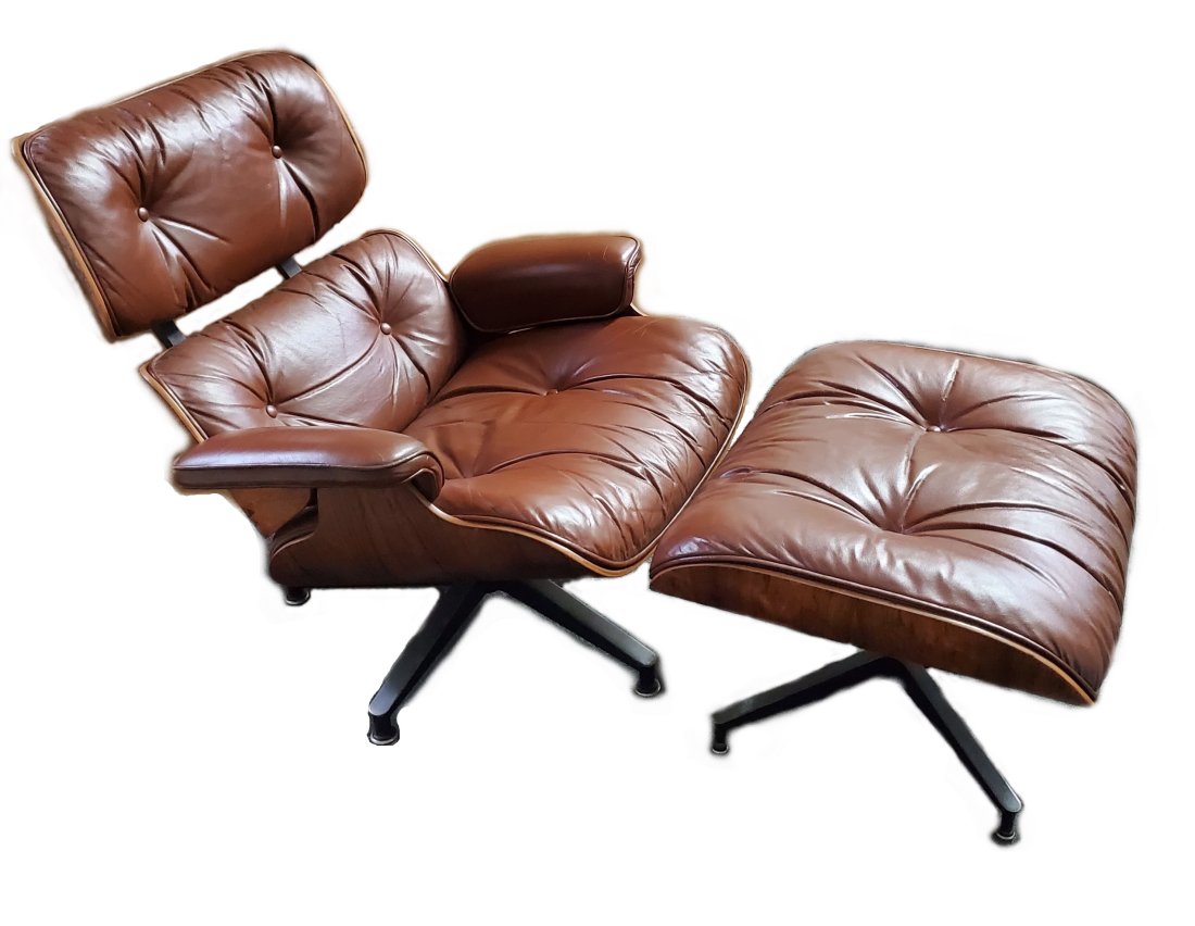 Eames Herman Miller Vintage Lounge Chair & Ottoman (1 of 12)