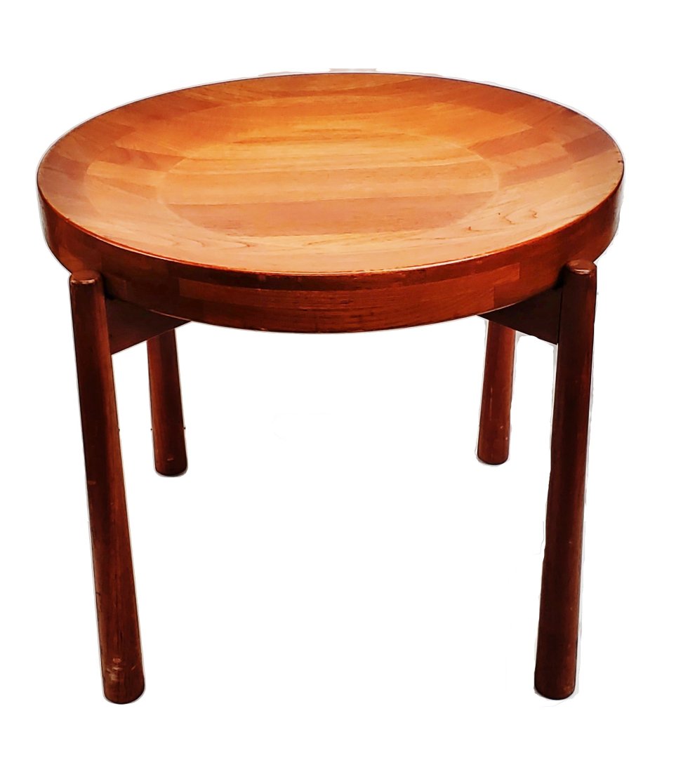 Jens Quistgaard Teak Flip Top Table Tabouret Scandinavian MCM Mid Century Modern (1 of 9)