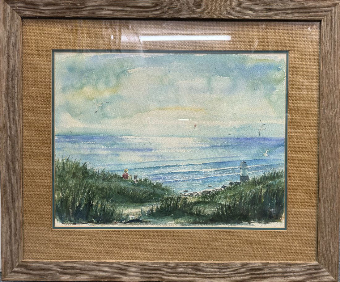 Jack Roland “Murf the Surf” Murphy Signed Original Watercolor Painting for Kitten Kite in (1 of 7)