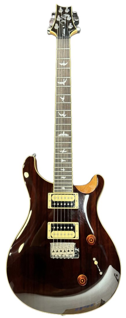 PRS SE Custom 24 Exotic Rosewood Natural Mahogany Electric Guitar with Gig Bag Paul Reed Smith: Described By: Sam CNX VXZ 8013 Title: PRS SE Custom 24 Exotic Rosewood Natural Mahogany Electric Guitar with Gig Bag Paul Reed Smith Description: The SE Custom 24 brings the original PRS design p