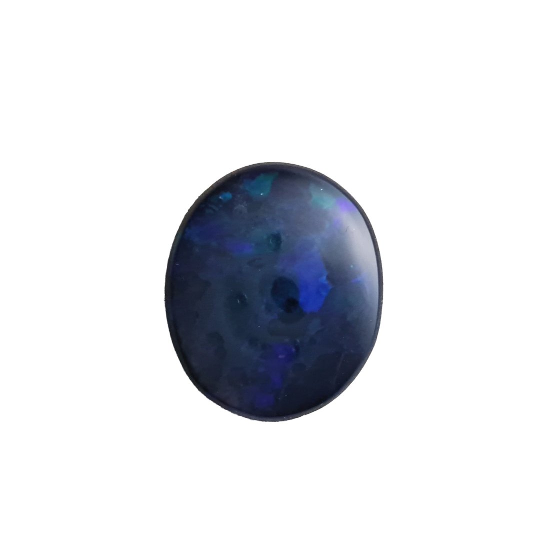 GIA 18ct Natural Untreated Black Opal Cabochon Loose Unset Fine Gemstone (1 of 5)